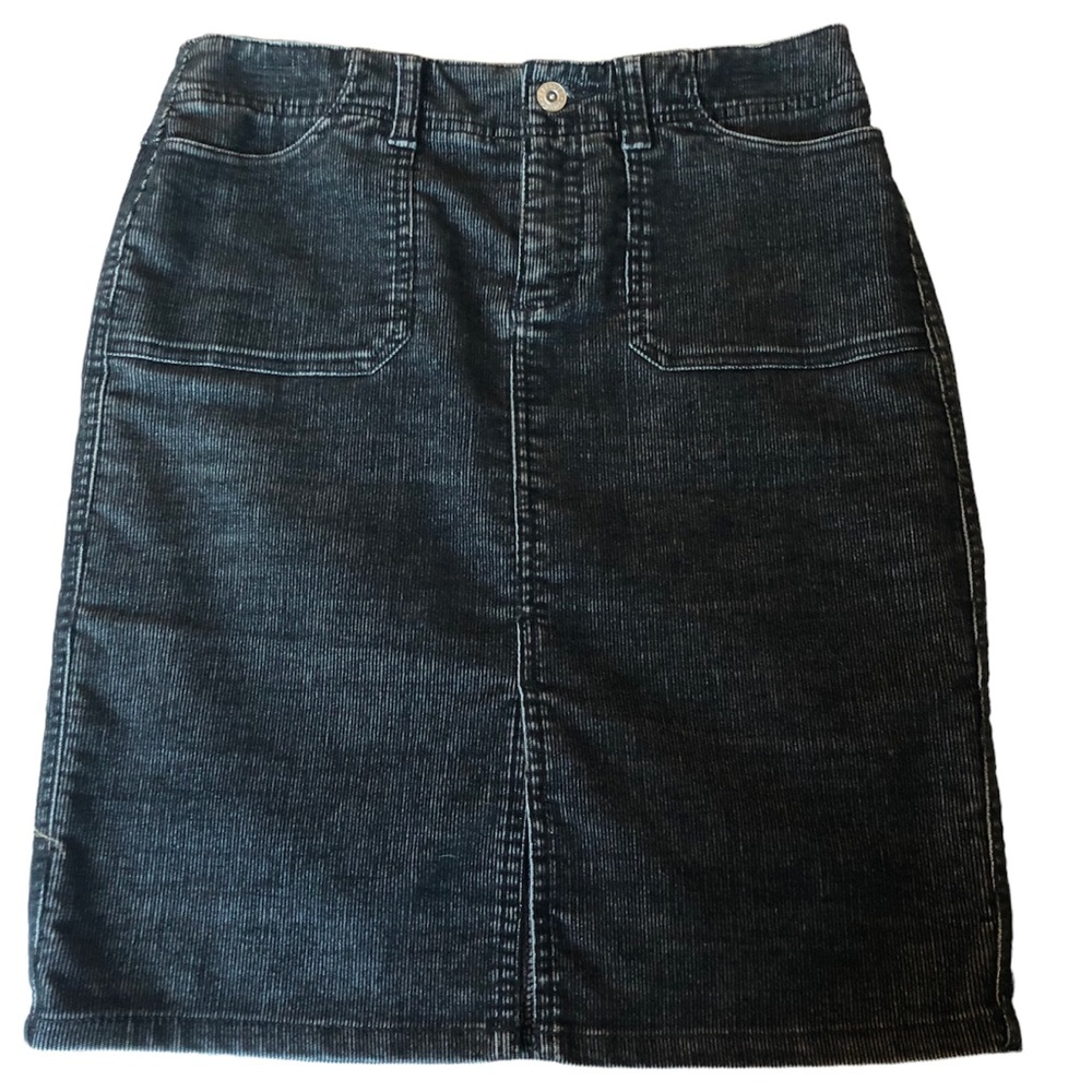 Vintage Express black corduroy skirt